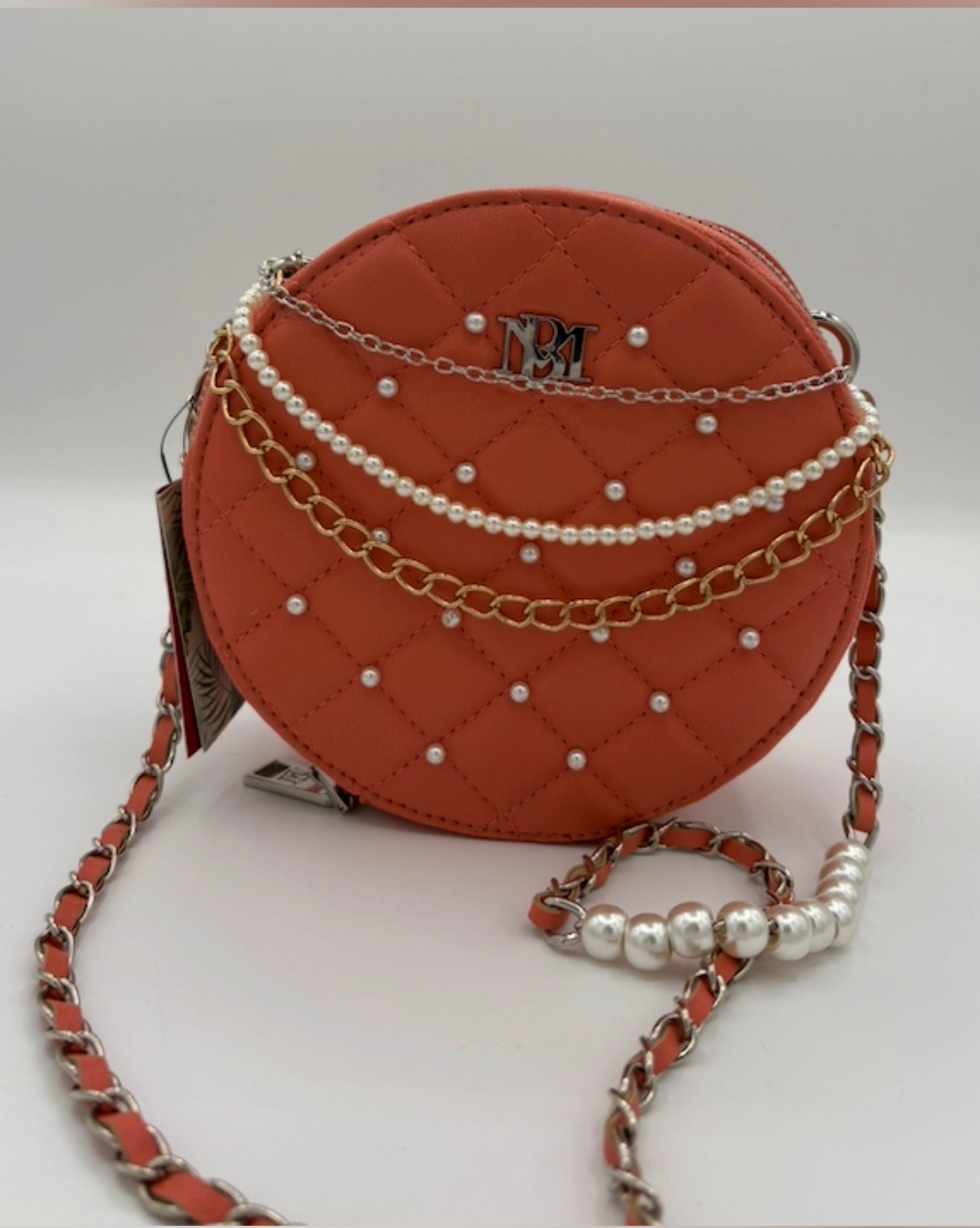 BAGLEY MISCHKA ROUND CORAL CROSSBODY