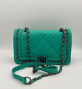BAGLEY MISCHKA TEAL QUILTED CROSSBODY