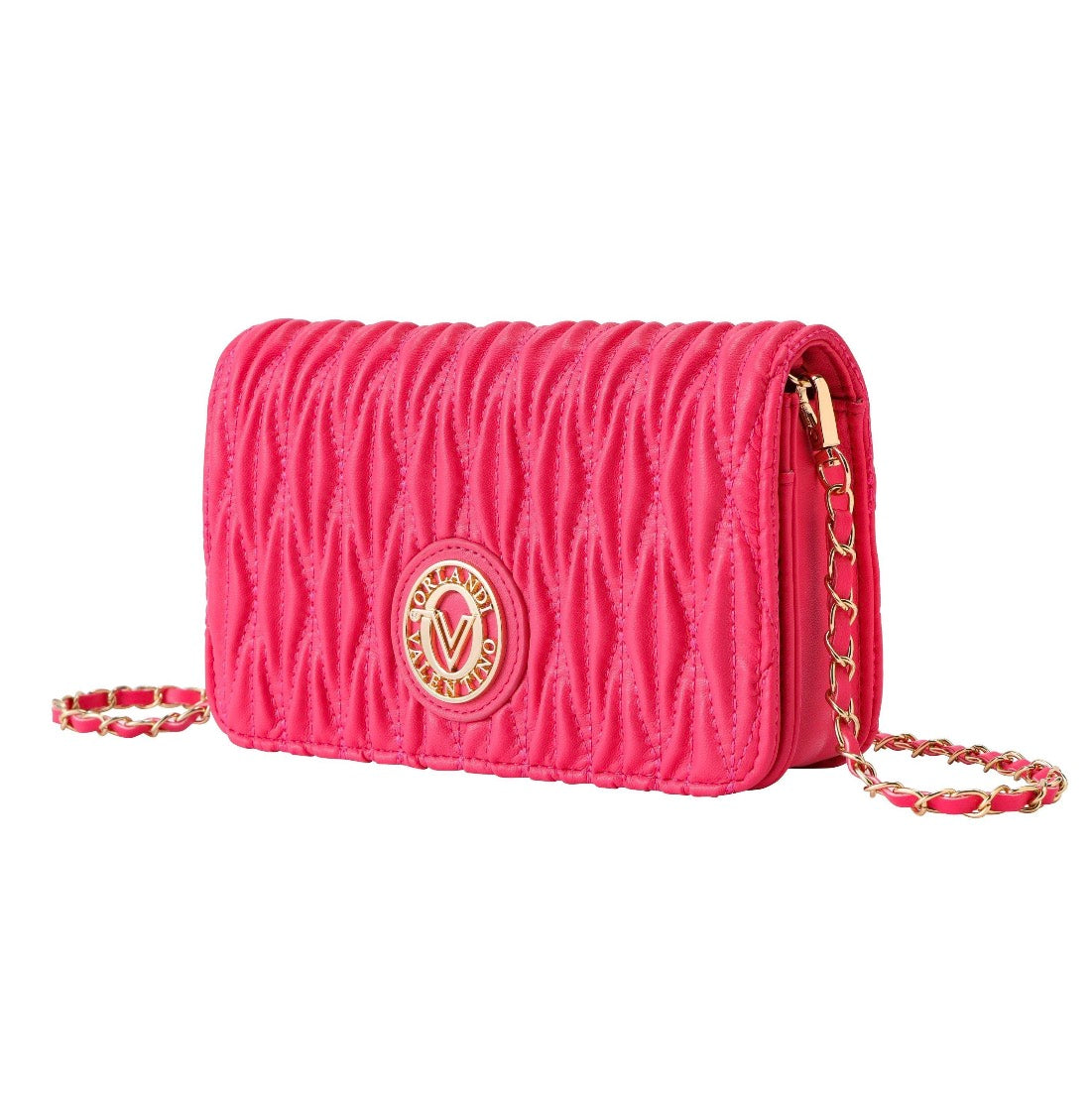 VALENTINO ORLANDI PINK QUILTED CROSSBODY